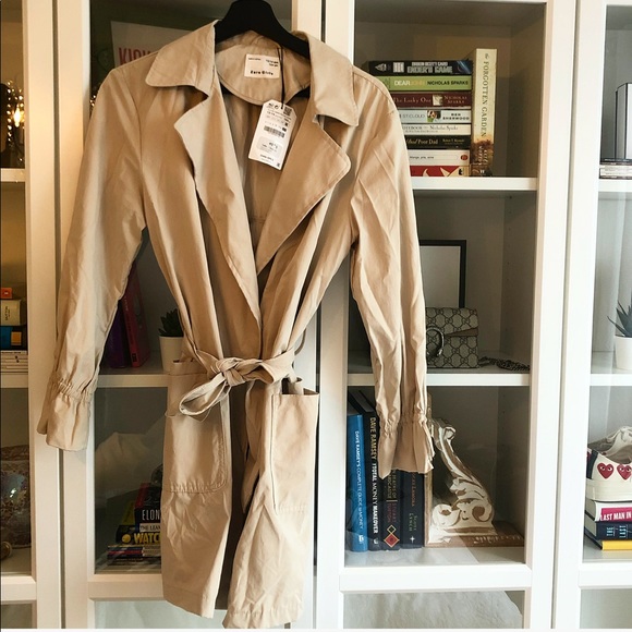 Zara Other - NWT Zara beige trench-coat with belt